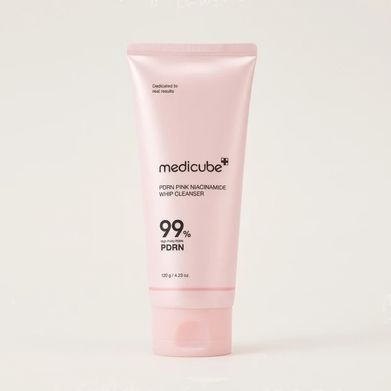 Medicube PDRN Pink Niacinamide Whip Cleanser 120g - Radiance & Elasticity - Main Image
