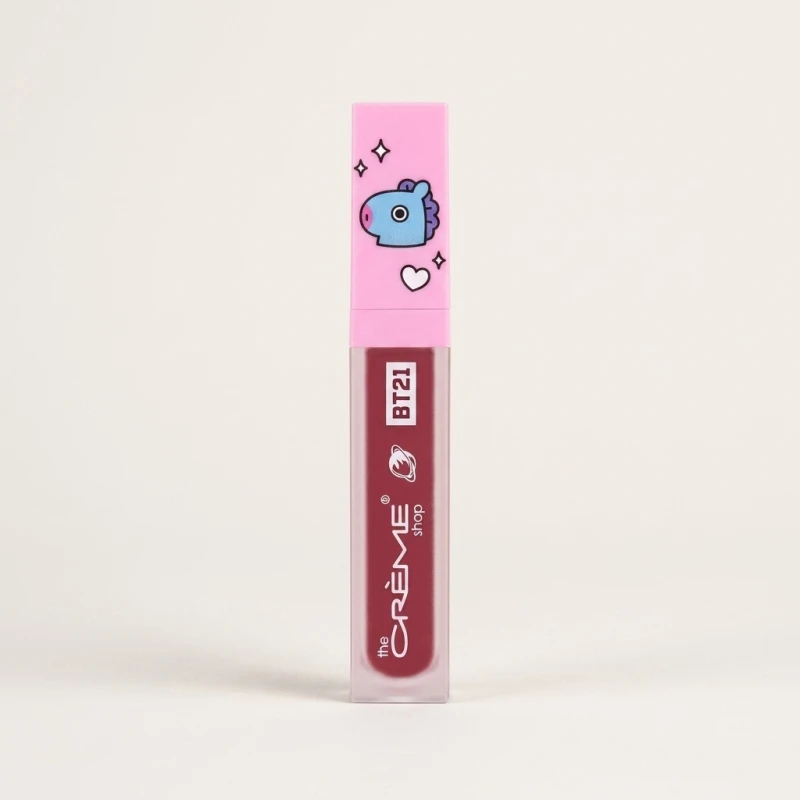 The Crème Shop x BT21 Lip Tint, Mang Power Mauve, Long-Wear Liquid Lip Color - Main Image