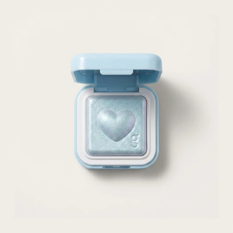 COLORGRAM Milk Bling Heartlighter 06 Bubbles Blue - Iridescent Glow Makeup - Main Image