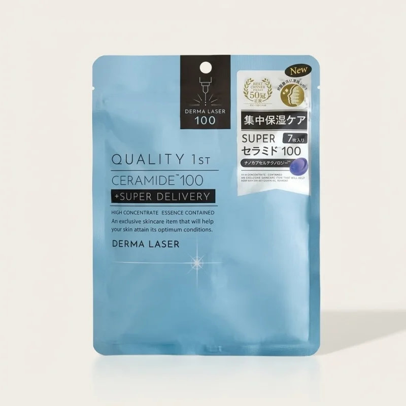 Quality 1st Derma Laser Ceramide 100 Intensive Moisturizing Mask - 7 Sheets - Main Image