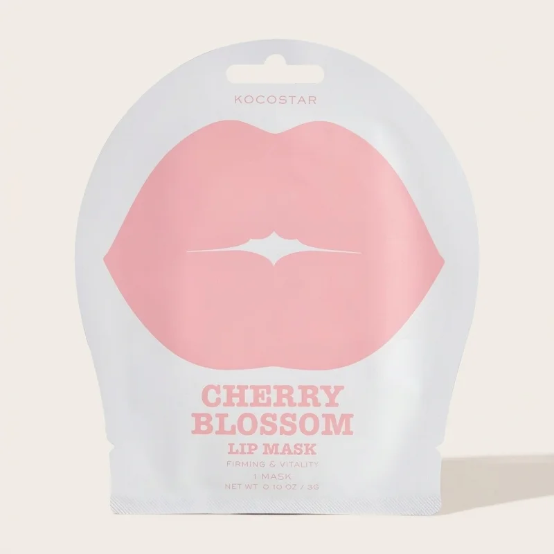KOCOSTAR Cherry Blossom Lip Mask - Hydrating Hydrogel Patch for Soft Lips - Main Image