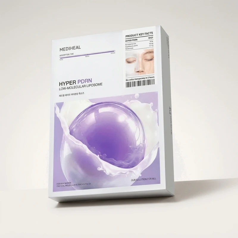 MEDIHEAL Hyper PDRN Mask with Low-Molecular Liposome for Elasticity and Radiance - Main Image
