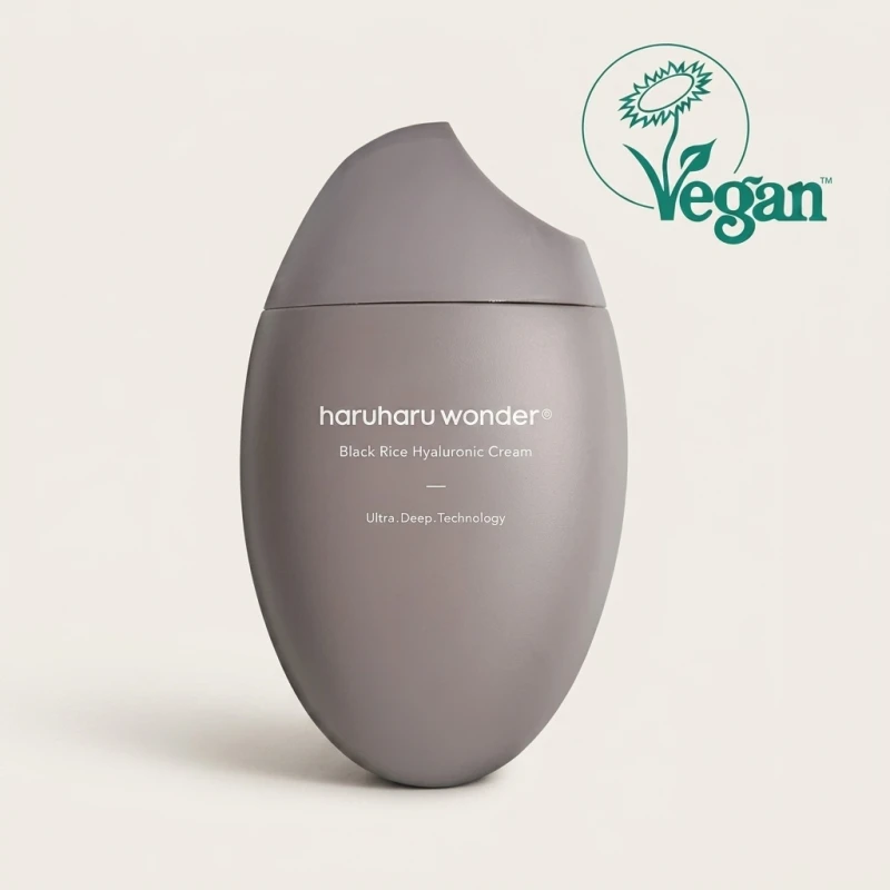 Haruharu Wonder Black Rice Hyaluronic Cream - 50ml Hydrating Moisturizer - Main Image