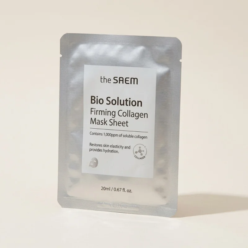 THE SAEM Bio Solution Firming Collagen Mask Sheet - 20g Skin Elasticity - Main Image
