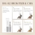 rom&nd Han All Brow Cara 02 Mild Woody - Natural Finish Eyebrow Mascara 7