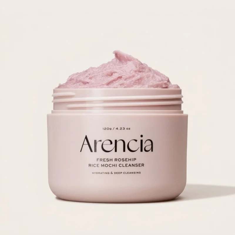 Arencia Fresh Rosehip Rice Mochi Cleanser, Hydrating & Deep Cleansing 120g - Main Image