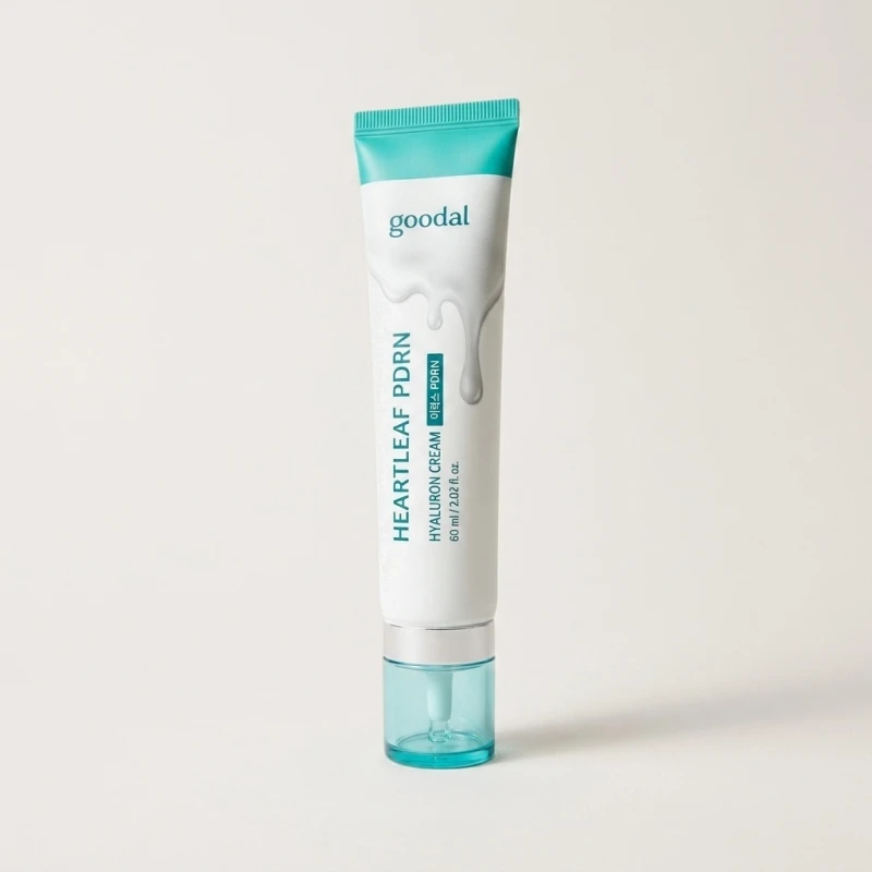 GOODAL Heartleaf PDRN Hyaluron Cream 60ml - Soothing Face Moisturizer - Main Image