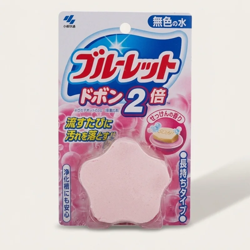 KOBAYASHI Bluelet Dobon 2x Toilet Cleansing Tablet Soap Scent Colorless 120g - Main Image