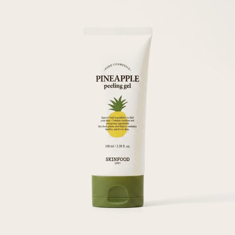 SKINFOOD Pineapple Peeling Gel 100ml - Gentle Exfoliating Face Scrub  - Main Image
