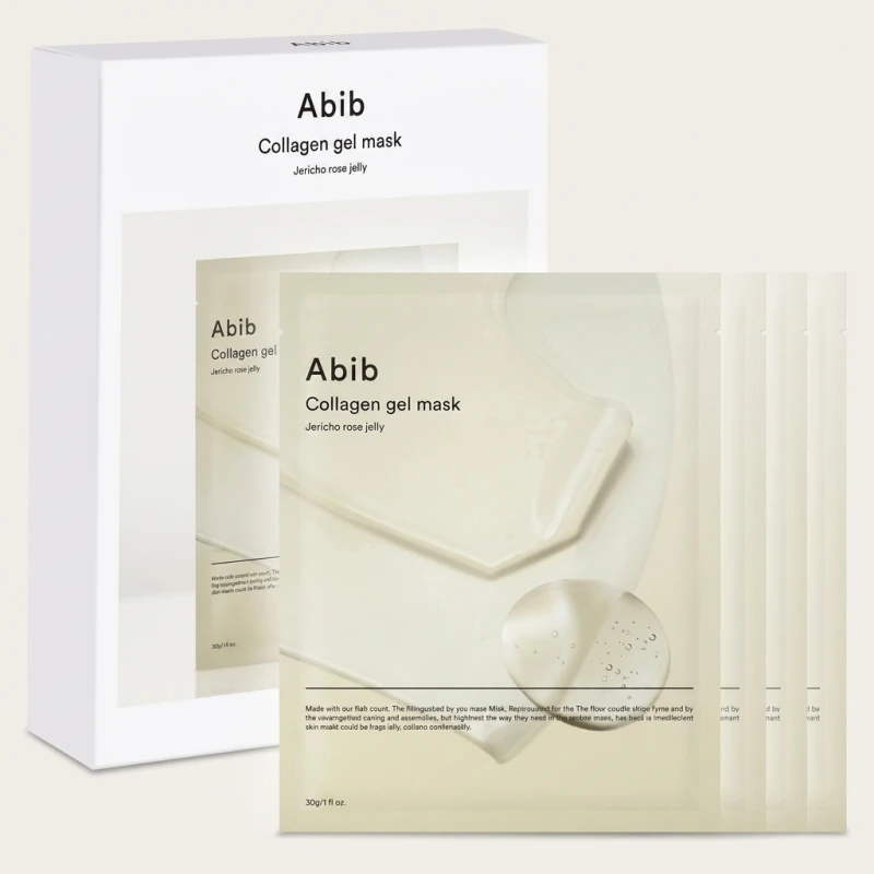 Abib Collagen Gel Mask Jericho Rose Jelly - Hydrating & Firming (4 Sheets) - Main Image