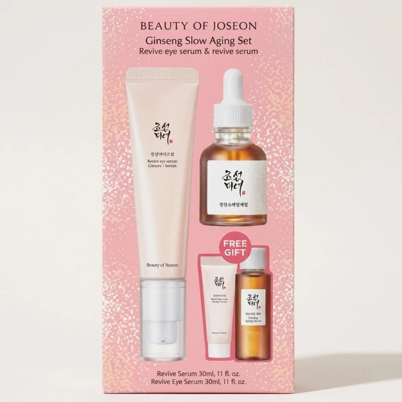 Beauty of Joseon Ginseng Slow Aging Set - Revive Serum & Retinal Eye Serum - Main Image