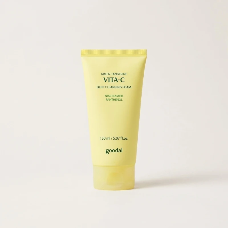 Goodal Green Tangerine Vita C Deep Cleansing Foam, 150mL - Brightening Wash - Main Image