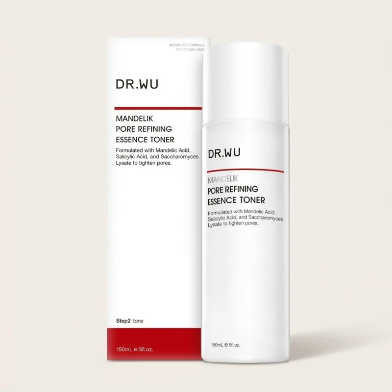 DR.WU Mandelik Pore Refining Essence Toner 150ml - Daily Exfoliating Face Water - Main Image