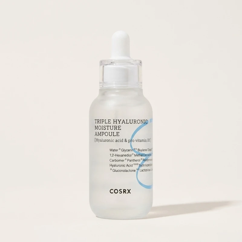 COSRX Hydrium Triple Hyaluronic Moisture Ampoule, Hydrating Serum 40ml - Main Image