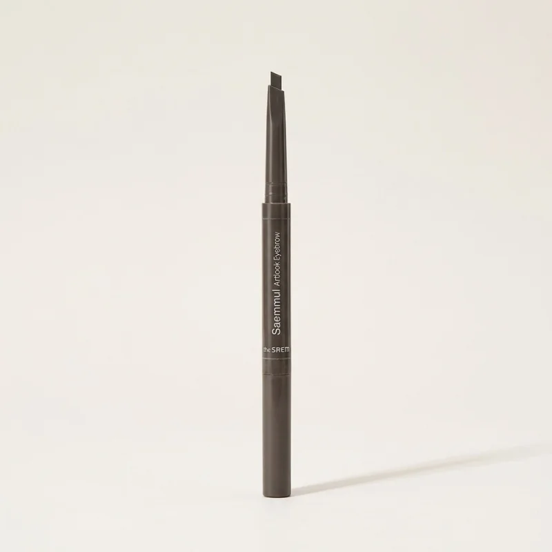THE SAEM Saemmul Artlook Eyebrow 04 Black Gray - Dual-Ended Precision Pencil - Main Image