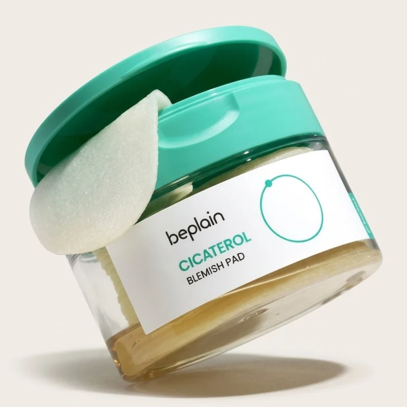 beplain Cicaterol Blemish Pad — Soothing Cotton Pads for Sensitive Skin, 70 Pads - Main Image