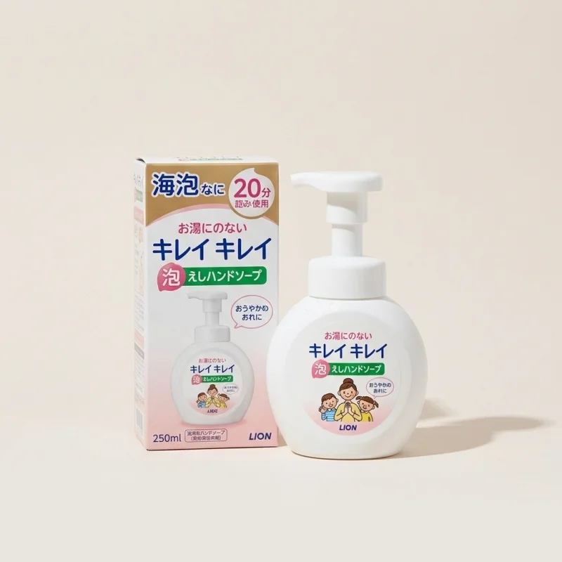 LION Kirei Kirei Anti-Bacterial Foaming Hand Soap 250ml Pump - Main Image