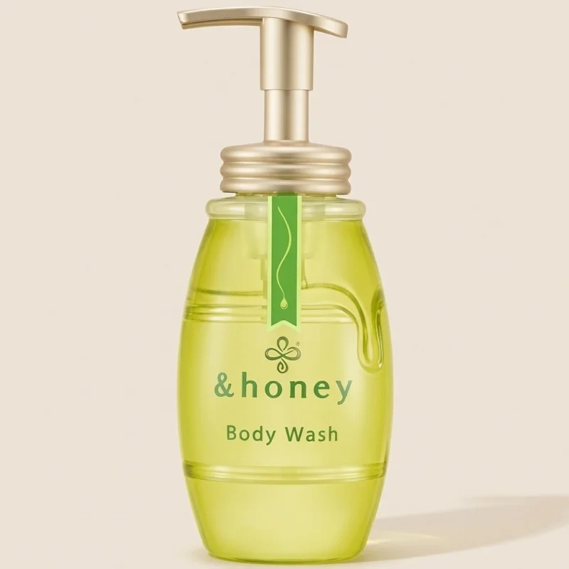 &honey Pure Moist Foaming Body Wash - Chardonnay Honey Scent, 500ml - Main Image