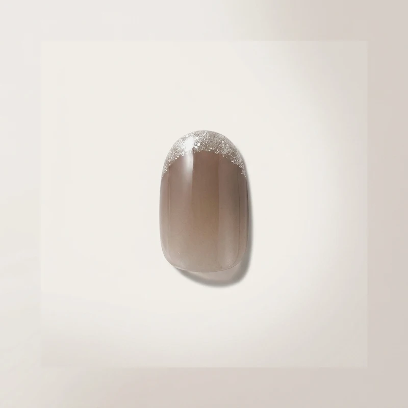 OHORA Semicured Gel Nail N Briller (ND-045-J) Glitter Brown Ombré - Main Image