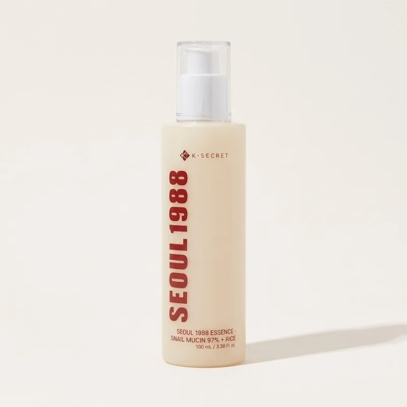 KSECRET Seoul 1988 Essence: 97% Snail Mucin + Rice, Hydrating Skin Repair 100ml - Main Image