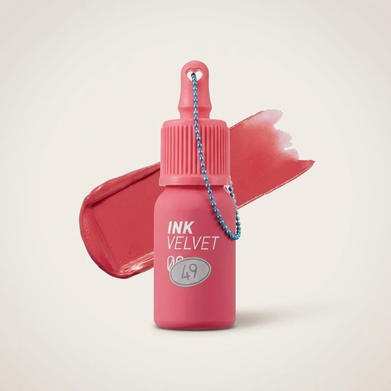 PERIPERA Ink The Velvet Lip Tint - 49 Last Red, Long-Wearing Matte Finish - Main Image