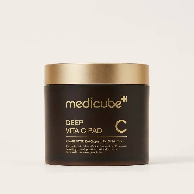 MEDICUBE Deep Vita C Pad - Brightening & Exfoliating Toner Pads (70ct) - Main Image