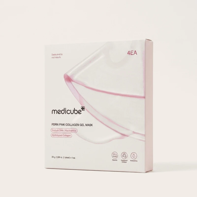 Medicube PDRN Pink Collagen Gel Mask (4 Sheets) - Firming & Glowing Skincare - Main Image