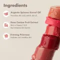 ROMAND Glasting Melting Balm 08 Coralia - Hydrating High-Shine Glossy Lip Tint 6