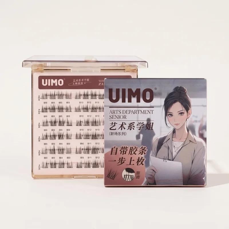 UIMO Self-Adhesive Cluster Eyelashes Arts Department Senior Natural Look - Main Image