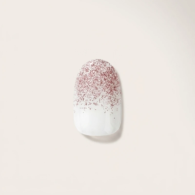 Ohora Semicured Gel Nail Strips N Basic Nails No 3 - Shimmering Rose Pink - Main Image