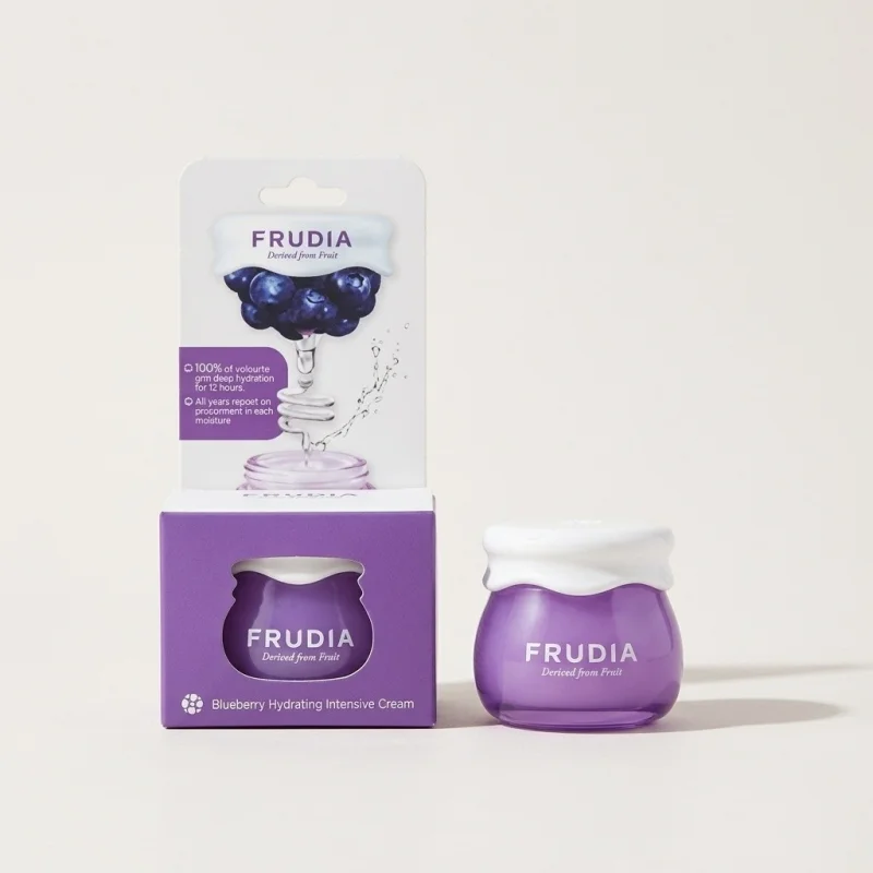 FRUDIA Blueberry Hydrating Intensive Cream Mini - 72H Deep Moisture - Main Image