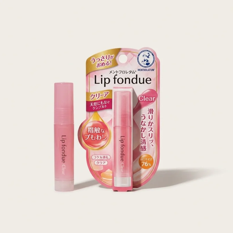 Mentholatum Lip Fondue Clear Melty Lip Balm with High Gloss Shine - Main Image