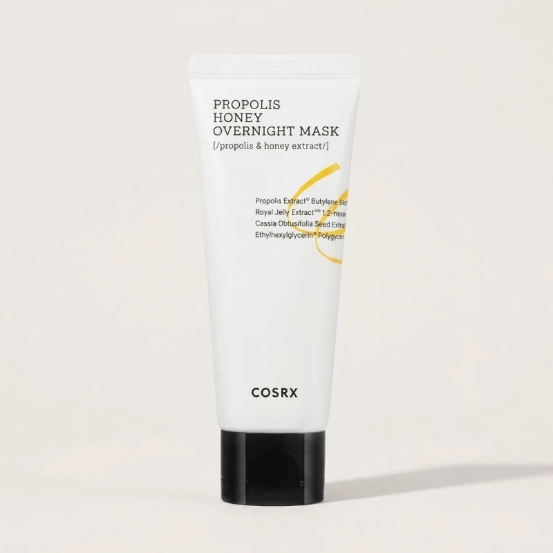 COSRX Full Fit Propolis Honey Overnight Mask, 60ml - Soothing Gel Face Mask - Main Image