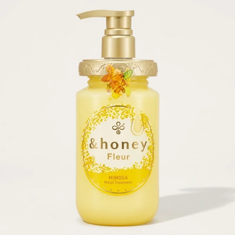 &honey Fleur Mimosa Moist Treatment - Hydrating Hair Conditioner 450g - Main Image
