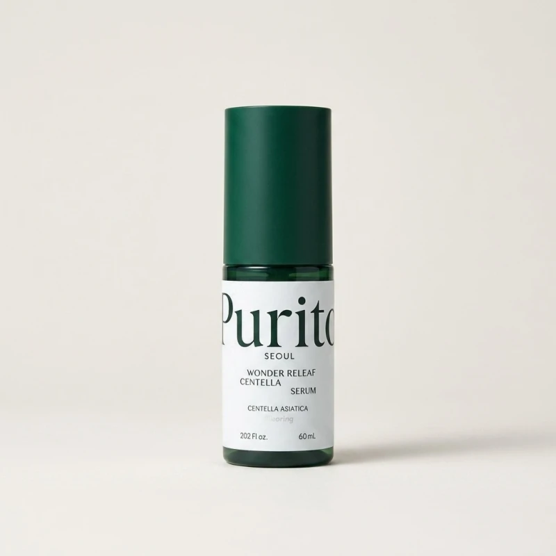 PURITO Wonder Releaf Centella Serum - Soothing Face Serum for Sensitive Skin 60ml - Main Image