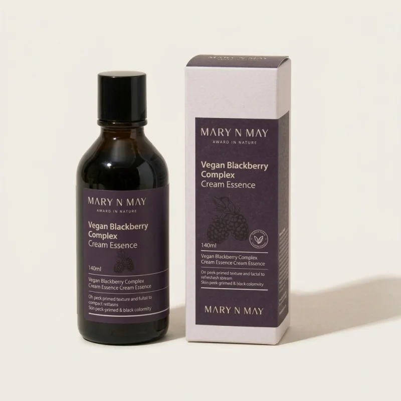 Mary & May Vegan Blackberry Complex Cream Essence 140ml - Bi-Phase Nourishing - Main Image