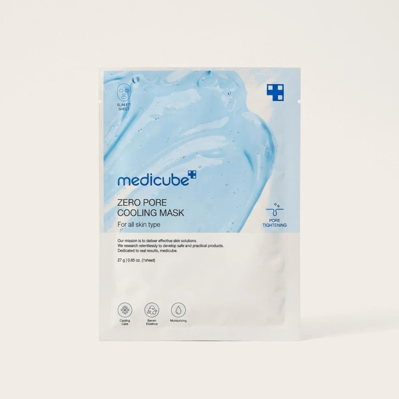 MEDICUBE Zero Pore Cooling Mask - Pore Tightening & Sebum Control Sheet Mask - Main Image