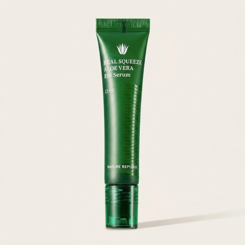 NATURE REPUBLIC Real Squeeze Aloe Vera Eye Serum (15ml) - Soothing Hydration - Main Image