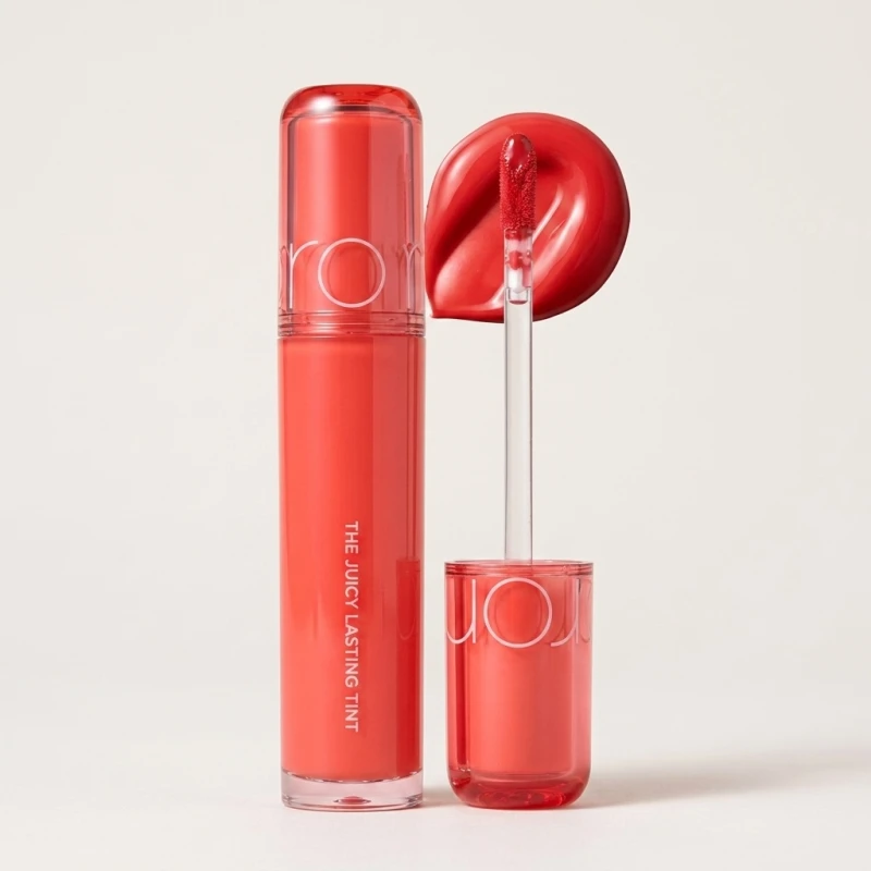 ROMAND Juicy Lasting Tint 07 Cherry Bomb - Glossy High-Pigment Lip Stain - Main Image