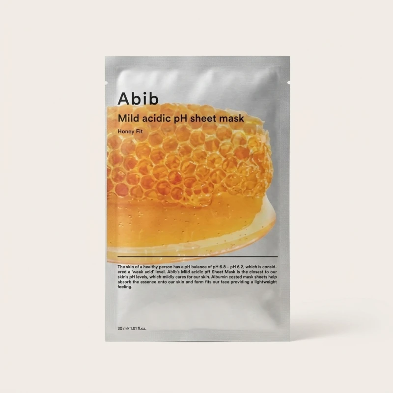 Abib Mild Acidic pH Sheet Mask Honey Fit - 10 Sheets - Nourishing Care - Main Image