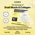 COSRX Advanced Snail Mucin Glass Glow Hydrogel Mask, Hydrating & Firming, 3 Pack 5