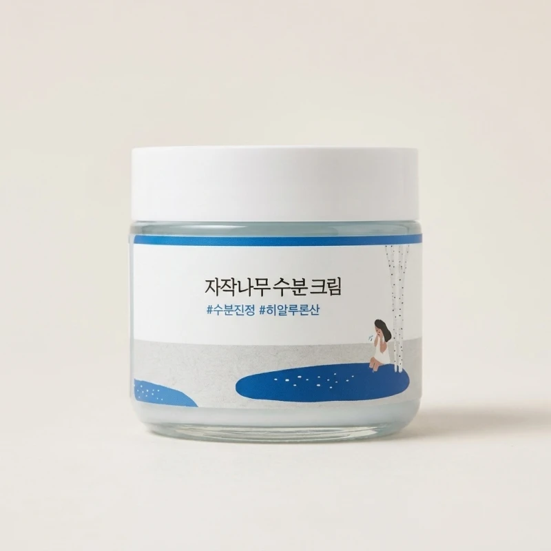ROUND LAB Birch Juice Moisturizing Cream 80ml - Hydrating Face Cream - Main Image