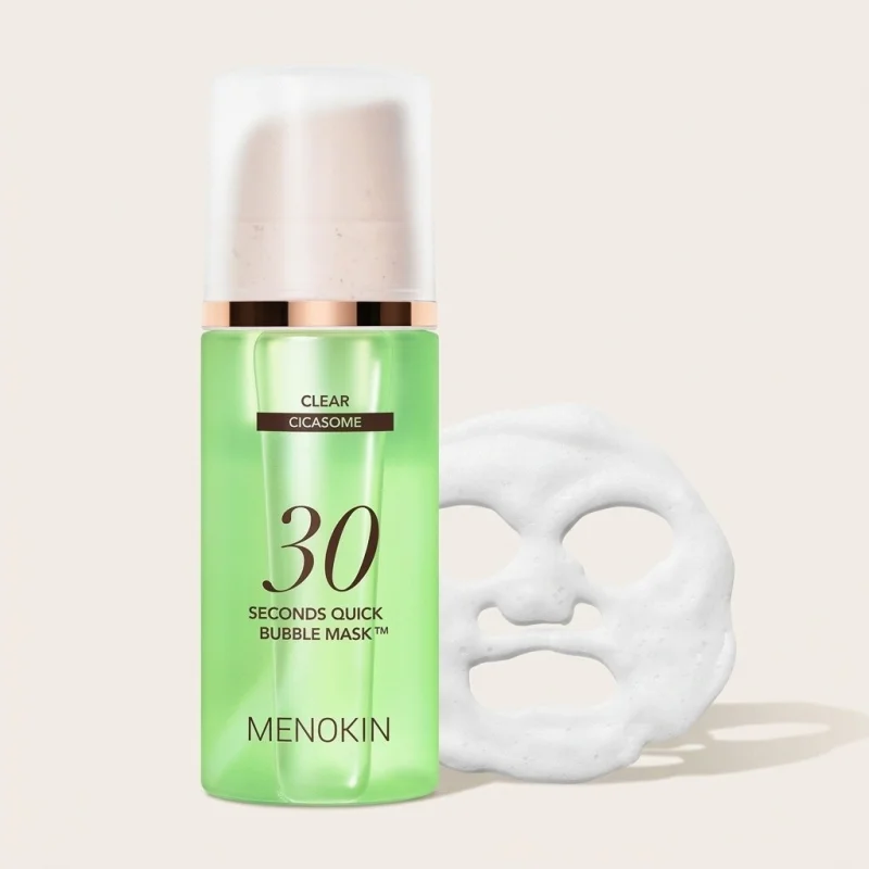 MENOKIN 30 Seconds Quick Bubble Mask Clear 95ml - Cicasome Pore Care - Main Image