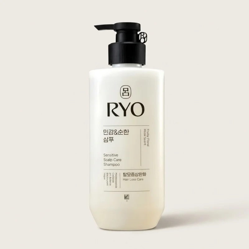 RYO Sensitive Scalp Care Shampoo 592ml - Gentle Cleansing & Hair Loss Support - Main Image