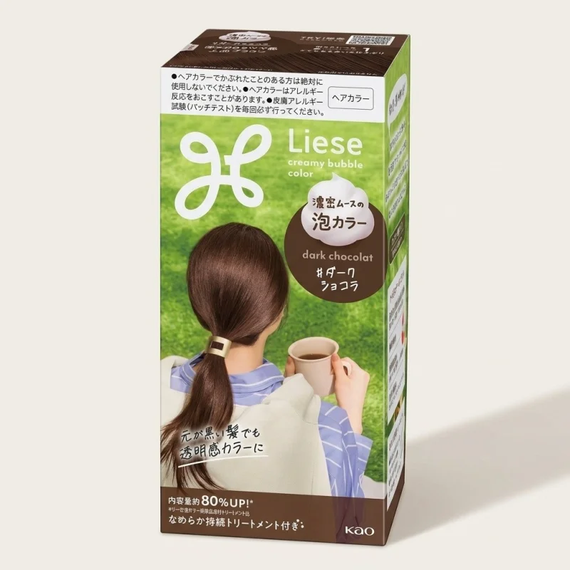Kao Liese Creamy Bubble Hair Color - Dark Chocolat - Main Image