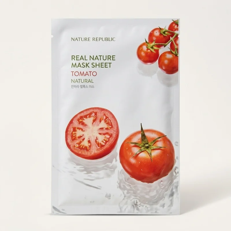 Nature Republic Real Nature Tomato Mask Sheet for Brightening and Hydration - Main Image