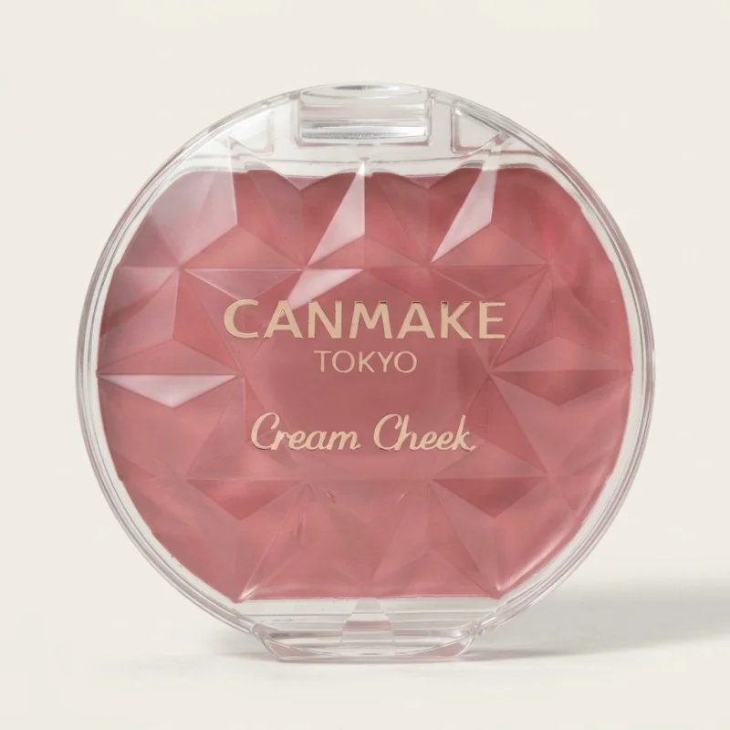 CANMAKE Cream Cheek 21 Tangerine Tea - Gel-to-Powder Natural Blush - Main Image