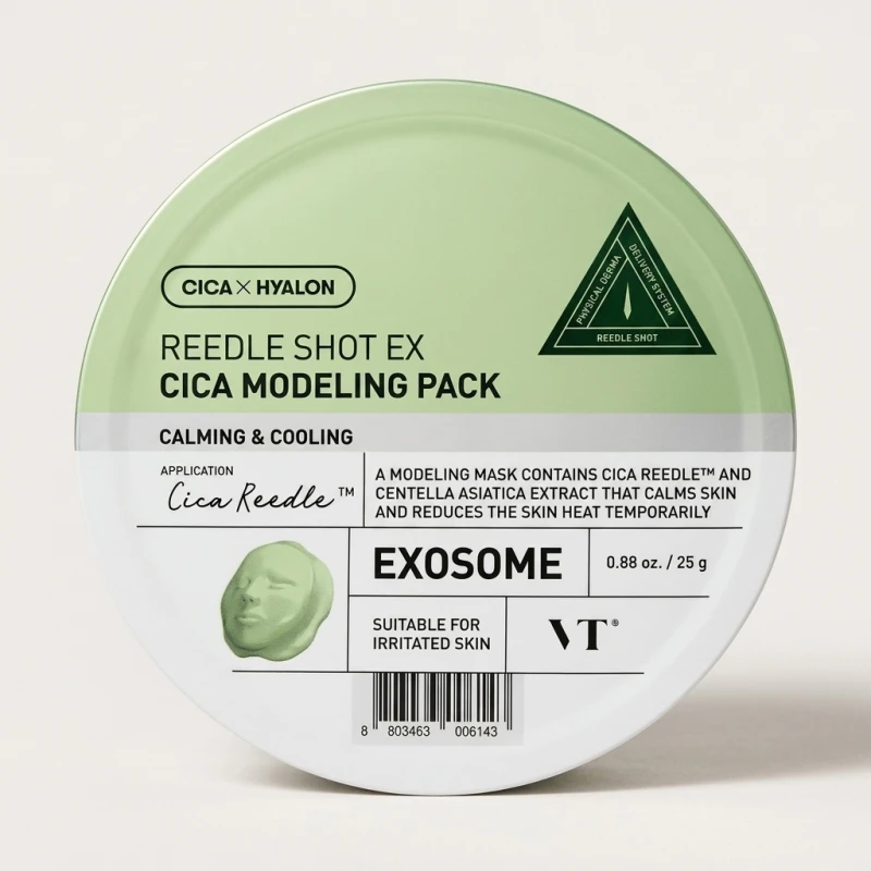 VT Cosmetics Reedle Shot EX Cica Modeling Pack - Calming & Cooling Mask 25g - Main Image