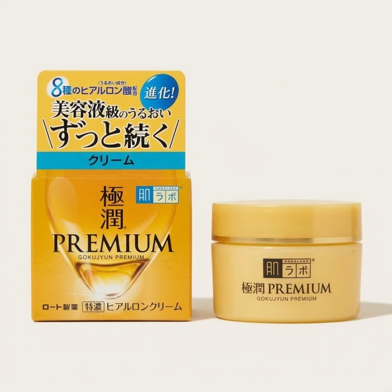 Rohto Hada Labo Gokujyun Premium Hyaluronic Acid Cream, 50g - Main Image