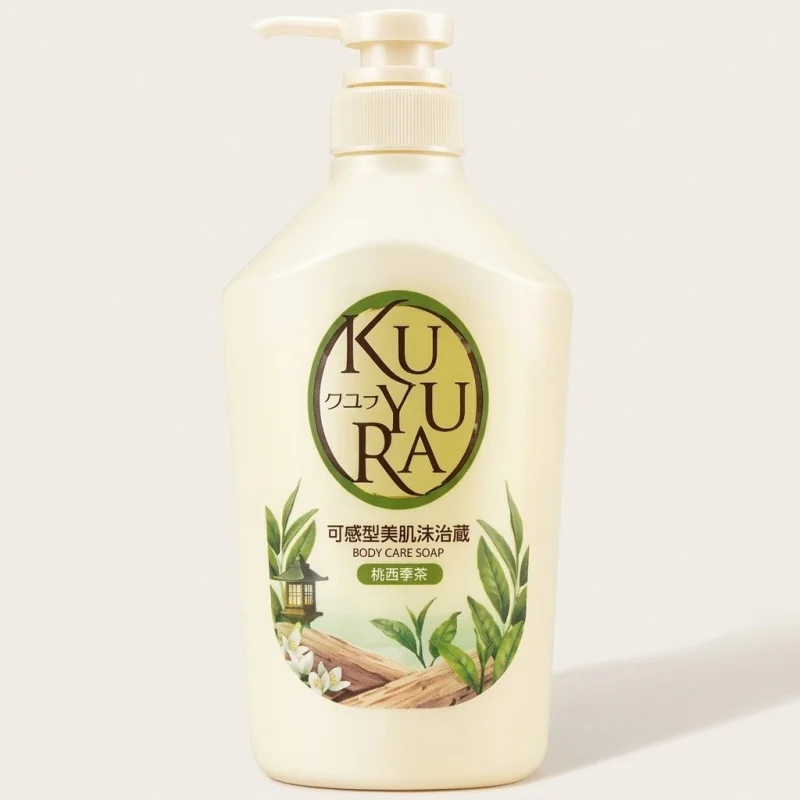 Shiseido Kuyura Body Care Soap, Japanese Green Herbal Scent, 550ml - Main Image